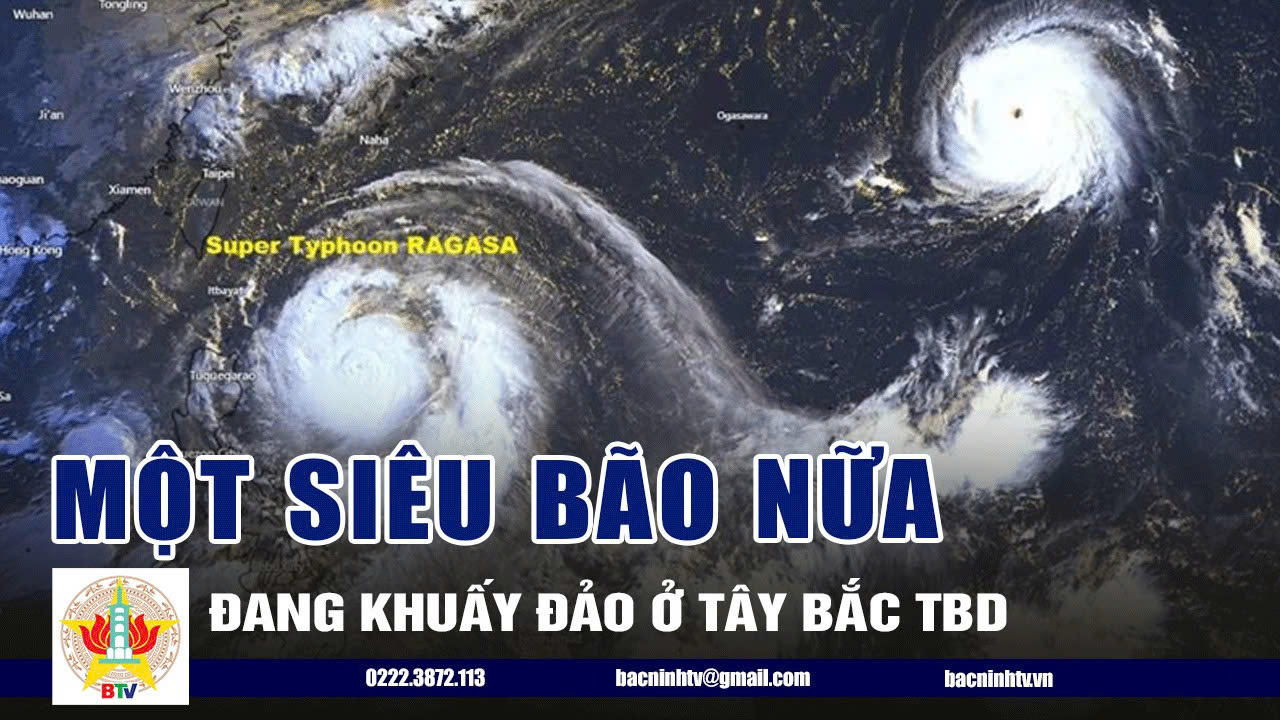  Ngoài siêu bão Ragasa gần Biển Đông, còn có thêm một siêu bão nữa đang khuấy đảo ở Tây Bắc Thái Bình Dương